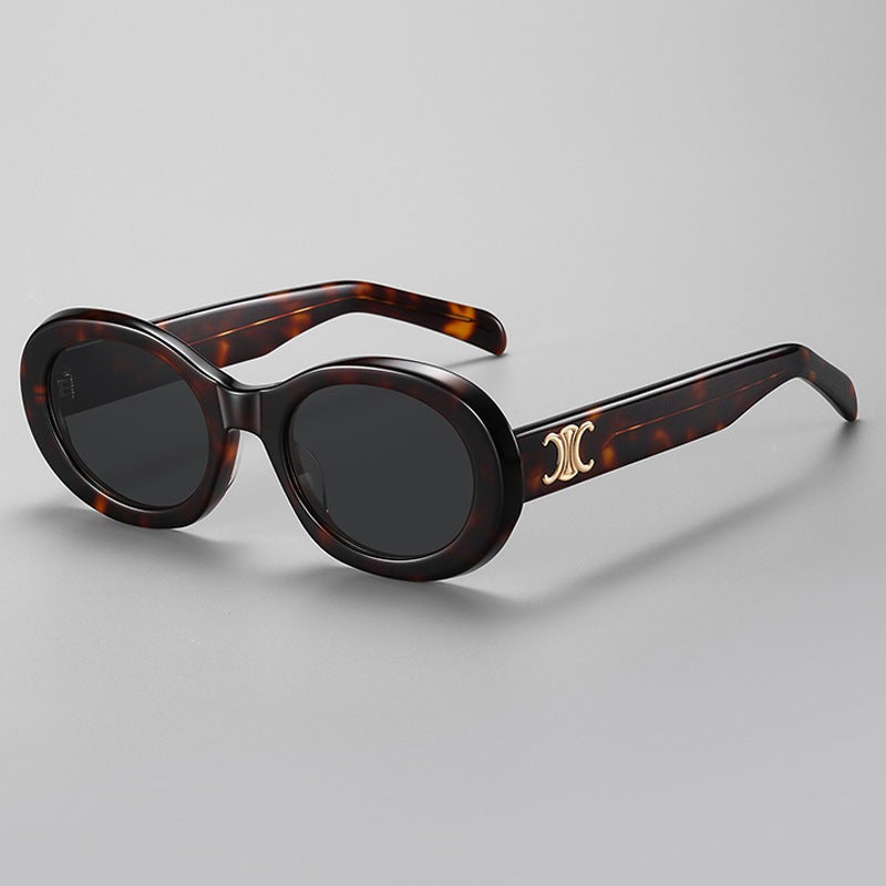 Celin Triomphe Oval Sunglasses